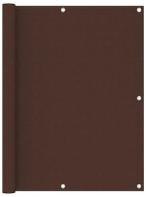 Paravento Balcone Marrone 120x500 Cm İn Tessuto Oxford /