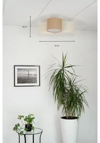 Brilagi - Plafoniera SPIDER 3xE27/15W/230V beige/crema