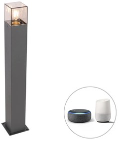 Lampada da esterno a stelo intelligente antracite 70 cm incl. Wifi P45 - Denmark