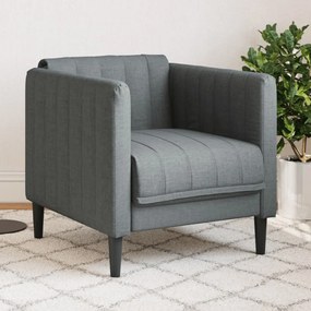 Poltrona Grigio Scuro İn Tessuto /