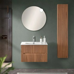 Applique LED per specchio a filo con luce naturale in ABS cromato