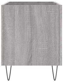 Mobile porta dischi grigio sonoma 74,5x38x48 legno multistrato