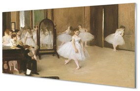 Pannello paraschizzi cucina Lezione di ballo di Edgar Degas 100x50 cm