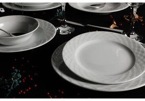 Set da tavola 24 pezzi bianco/porcellana