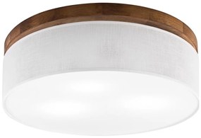 Brilagi - LED Plafoniera BELLADONNA 3xE27/15W/230V diametro 50 cm bianco/quercia ciliegio