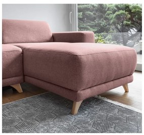 Divano angolare rosa allungabile e con contenitore Classy Sophie – Miuform