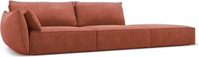 Divano angolare rosso Vanda - Mazzini Sofas