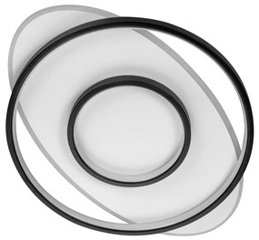 Plafoniera LED LED/96W/230V 3000-5000K nero/grigio