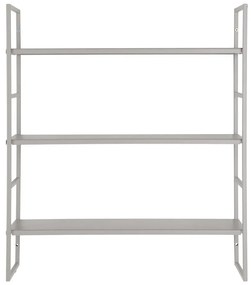 Scaffale grigio chiaro in metallo con ripiani 48 cm Beja - House Nordic