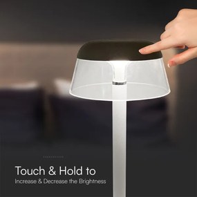 LED Lampada da tavolo touch ricaricabile e dimmerabile LED/3W/5V 3000-6000K bianco