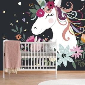 Carta da parati – Unicorno carino