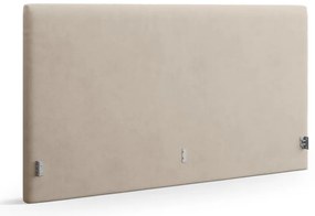 Testiera marrone chiaro in imbottito 210,5x100 cm Remo – Micadoni