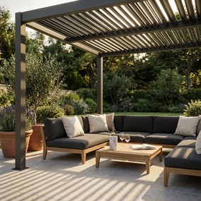 NIMBUS - pergola bioclimatica in alluminio 4x4