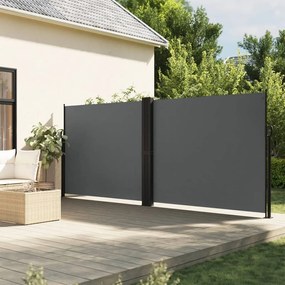 Tenda Da Sole Laterale Retrattile Antracite 160x600 Cm /