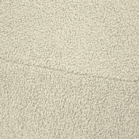 Pouf a sacco per bambini color crema con rivestimento in bouclé Snug 80 Bear – SLOWDOWN