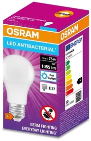 Lampadina LED Antibatterica A75 E27/10W/230V 6500K - Osram