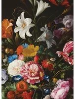 KEK Amsterdam Carta da parati panoramica Golden Age Flowers 4 - Multicolor - 3.896m
