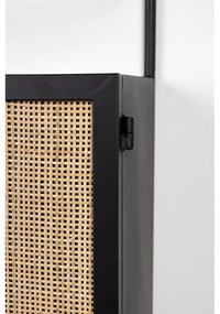 Portabottiglie in rattan nero 18x100 cm Guuji - White Label