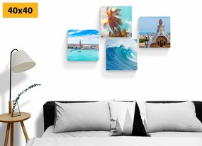 Set di quadri – Brezza del mare