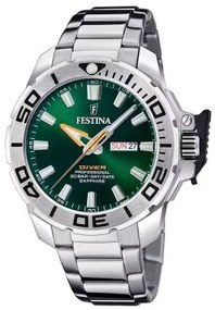 Orologio Uomo Festina F20665/2 Verde Argentato