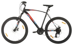 Mountain Bike 21 Speed 29" Ruote 53 Cm Telaio Nero /