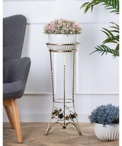 Portafiori 72x28 cm oro