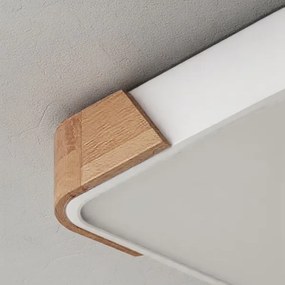 Brilagi - Plafoniera LED PILANA LED/24W/230V rovere/bianco 32x32 cm