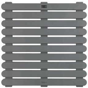 WENKO 22947100-Tappetino doccia per interni ed esterni 55x55 cm grigio
