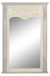 Specchio da parete Home ESPRIT Grigio chiaro Legno di mango 96,5 x 8,5 x 142 cm