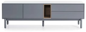 Tavolo TV blu-grigio 180x56 cm Corvo - Teulat