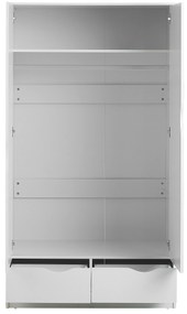 Armadio a 2 ante bianco 180 cm BREMEN Beliani