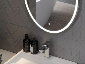 Mexen Elz specchio da bagno retroilluminato 50 x 70 cm, LED 6000K, antiappannamento - 9802-050-070-611-00