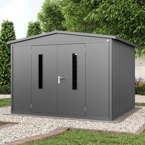 PRIMEYARD Casetta da giardino 298x298 cm, antracite - (GFPV00917)