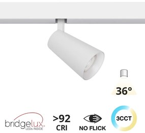 Faro LED 30W Magnetico, CCT, CRI92, 36°, Bianco, 48V - BRIDGELUX LED Colore Bianco Variabile CCT