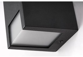 Rabalux 77055 - Applique da esterno CERNON 2xGU10/7W/230V IP44 nero