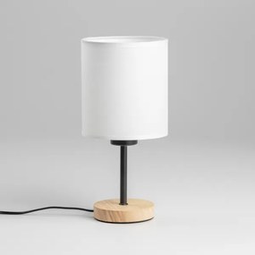 Brilagi - Lampada da tavolo NUBILA WOOD 1xE27/25W/230V quercia/bianco