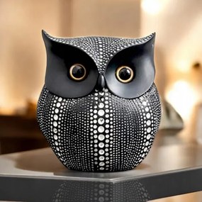 Decorazione da tavolo 15 cm nera