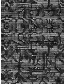 Tappeto da interno/esterno bianco e nero 200x290 cm Duet Kona – NORTHRUGS