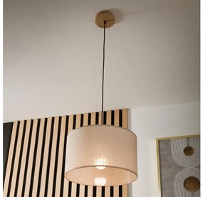 Lampadario a cavo ANTONIO 1xE27/60W/230V rovere