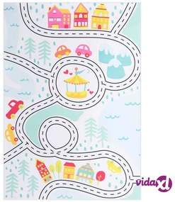 vidaXL Tappeto Stampato Multicolore 80x150 cm in Tessuto