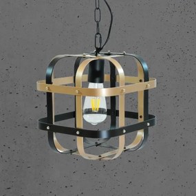 Lampadario su fune KLATKA 1xE27/10W/230V