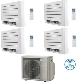 Daikin - Climatizzatore garanzia italia Serie fvxm-a Console Pavimento Perfera R32 Quadri Split Inverter 9000 + 9000 + 9000 + 18000 btu con u.e.