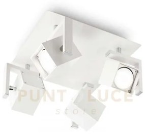 Lampada da soffitto mouse pl4 bianco