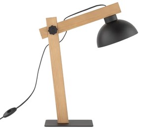Lampada da tavolo OSLO 1xE27/15W/230V pino/nero