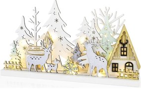 Retlux - Decorazione natalizia LED LED/3xAAA/bianco caldo foresta