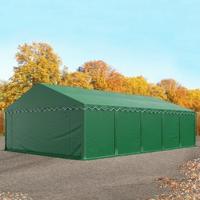TOOLPORT 5x10 m tenda capannone, PVC 700, verde scuro - (6172)