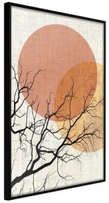 Poster  Gloomy Tree  Cornice Quadri Cornice nera, Larghezza x Altezza Home decor 30x45