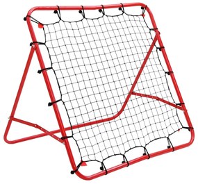 Rete A Rimbalzo Da Calcio Regolabile 100 X 100 Cm /