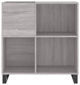 Mobile porta dischi grigio sonoma 84,5x38x89 legno multistrato