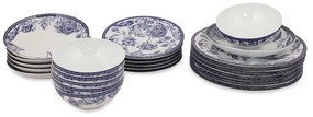 Set di piatti in porcellana da 24 pezzi Fiori - Kütahya Porselen
